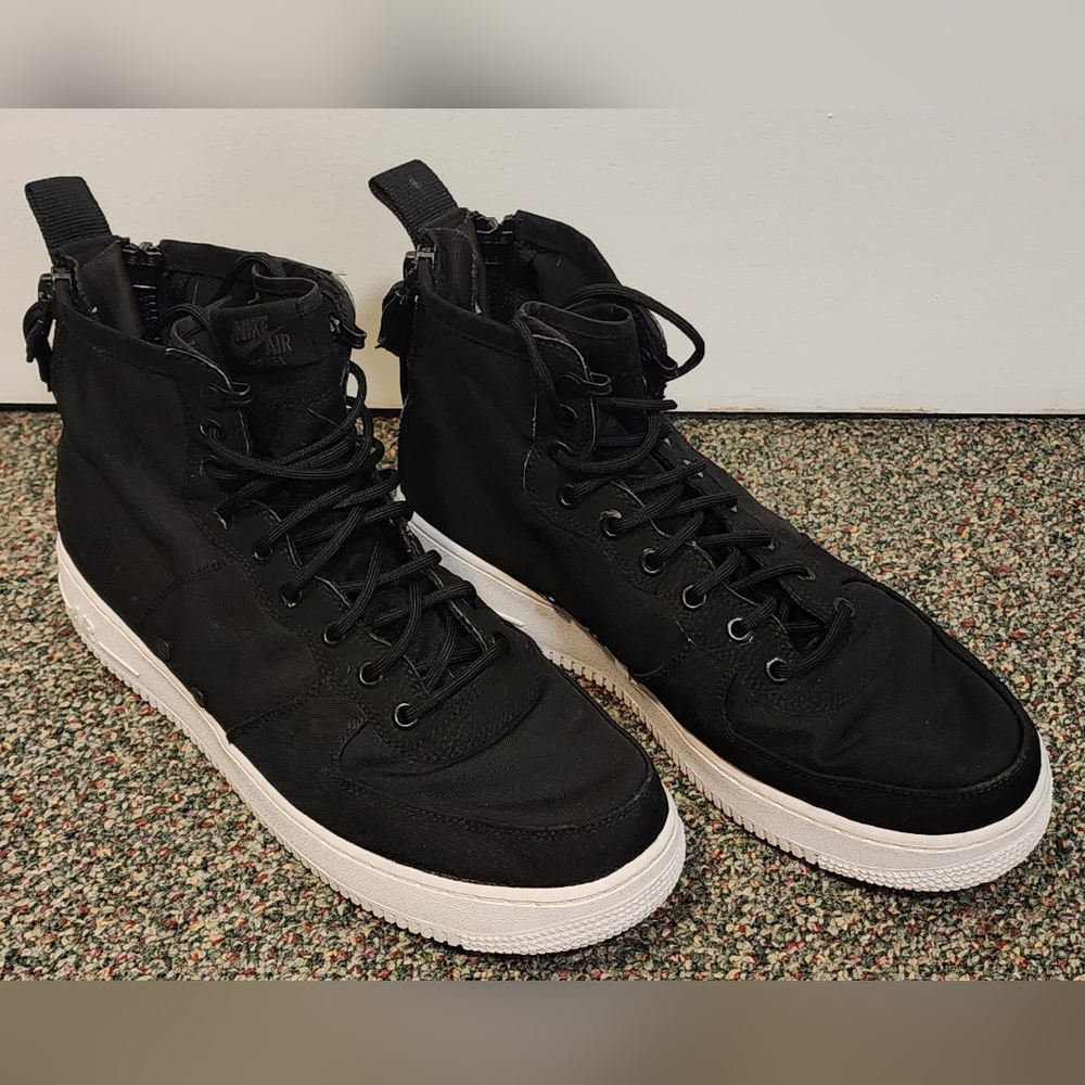 Nike SF AF1 Mid, Black Anthracite White, Size 11